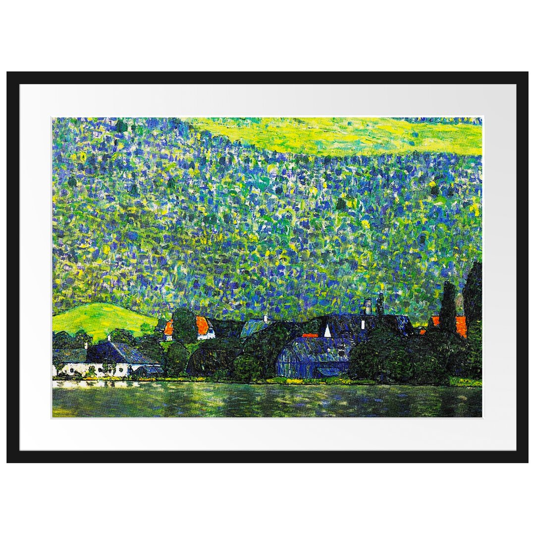 Gerahmter Kunstdruck Litzlberg on Lake Attersee von Gustav Klimt