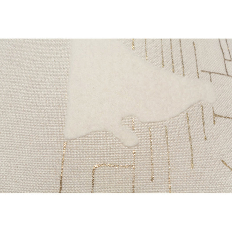 Housse et insert de coussin carré «Yin» Bonbon Chouval