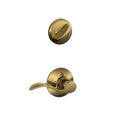 Accent Single Cylinder Interior Lever Set