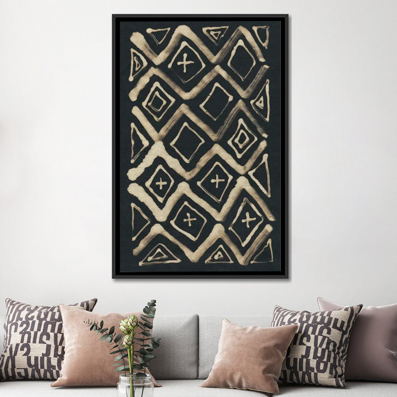 «Udaka Study VII» par Renée Stramel - Estampe numérique sur toile tendue avec châssis, H 26 po x l 18 po x P 1,5 po
