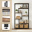 181.8cm H x 98cm W Metal Etagere Bookcase