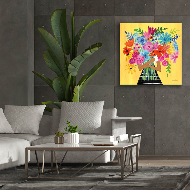 «A Bunch Of Flowers 3» par Farida Zaman, art mural sur toile