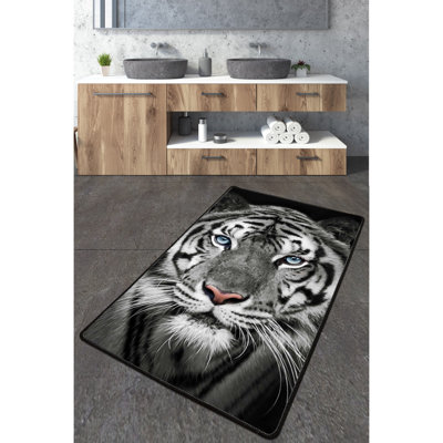 Antibacterial Bathmat, 100% Polyester, 31.5 x 39.4 inches | Non-Slip Underside, 0.4 in Pile Height, 700 g/m² | Machine Washable, Easy Care, Soft & Durable | Perfect for Bathroom Safety & Comfort