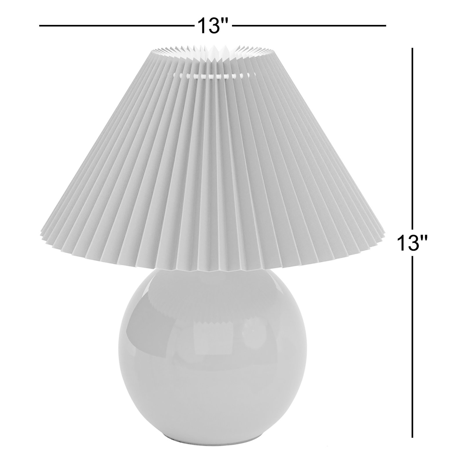 Carmel Ceramic Table Lamp, Blue, Blue