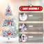 Arbre de Noël artificiel enneigé avec support et lumières DEL Delia-660882657-604101382
