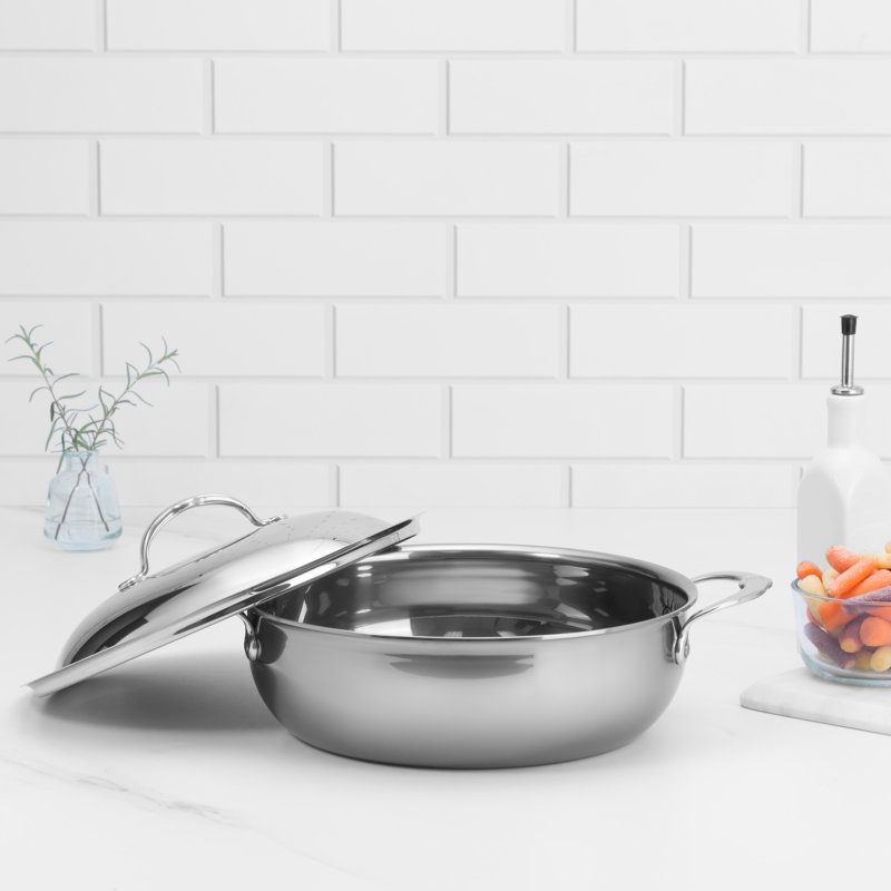 Hestan NanoBond 5 QT Dutch Oven w/ Dome Lid