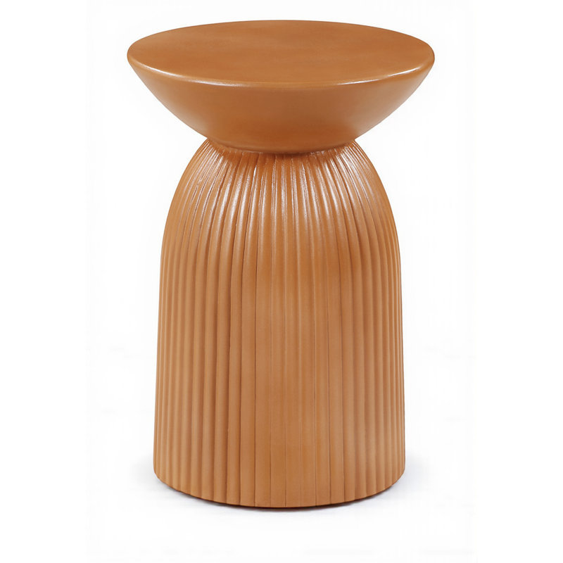 Table de bout en béton Opani, Terracotta