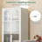 Kaleeyah 58'' Kitchen Pantry