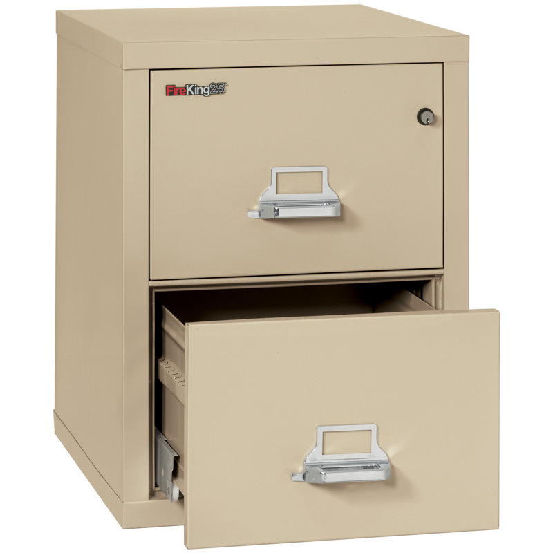 Fireproof 2 - Drawer File Cabinet, Parchment