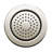 Fontana Sofia Large Ceiling Rain Shower Head Set With Shower Body Sprays and Hand Shower-144329428-144329431