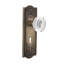 Meadows Plate with Decorative Keyhole and Crystal Egg & Dart Knob-1221950446-1221950441