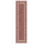 Tapis décoratif floral beige en polyester tissé à la machine bourgogne-564621873