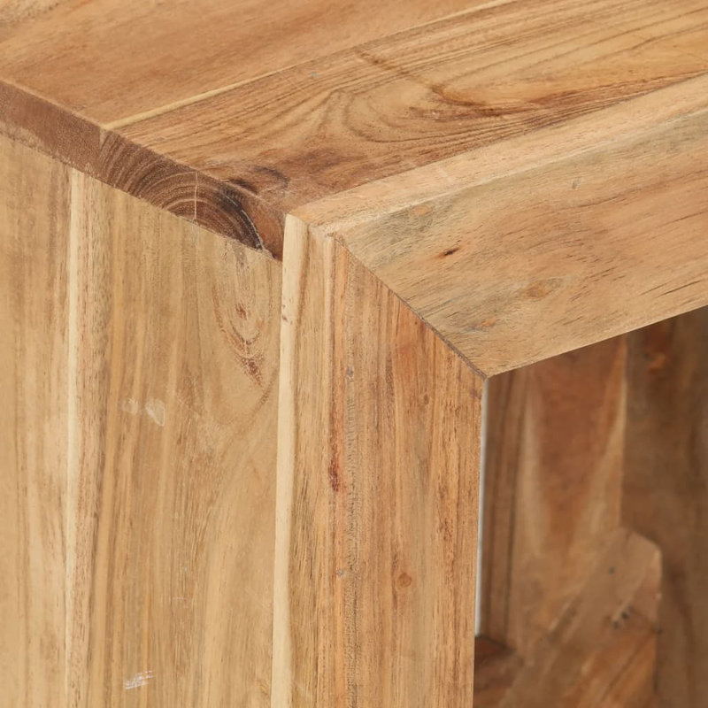 Table de bout en bois massif Chrystina