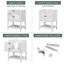 Base de meuble-lavabo simple 23,7 po seulement-94092326