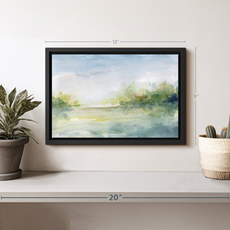 Abstract " Clear Day Canvas Print ", 9" H x 13" W