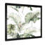 «Tropical S» avec Monstera et feuilles de noix de coco - peinture sur toile à cadre flottant-59849933-59849932