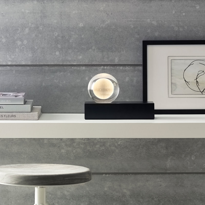 Mina LED Table Lamp, Nightshade Black