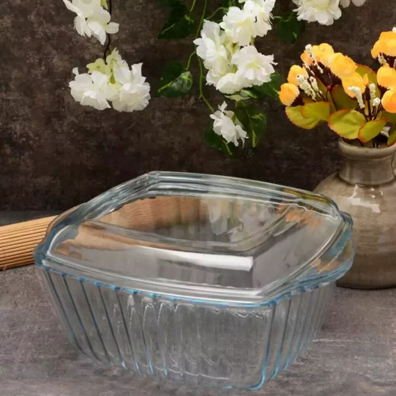 Marlow Home Co. Non-Stick Glass Dutch Oven, 2600 ml