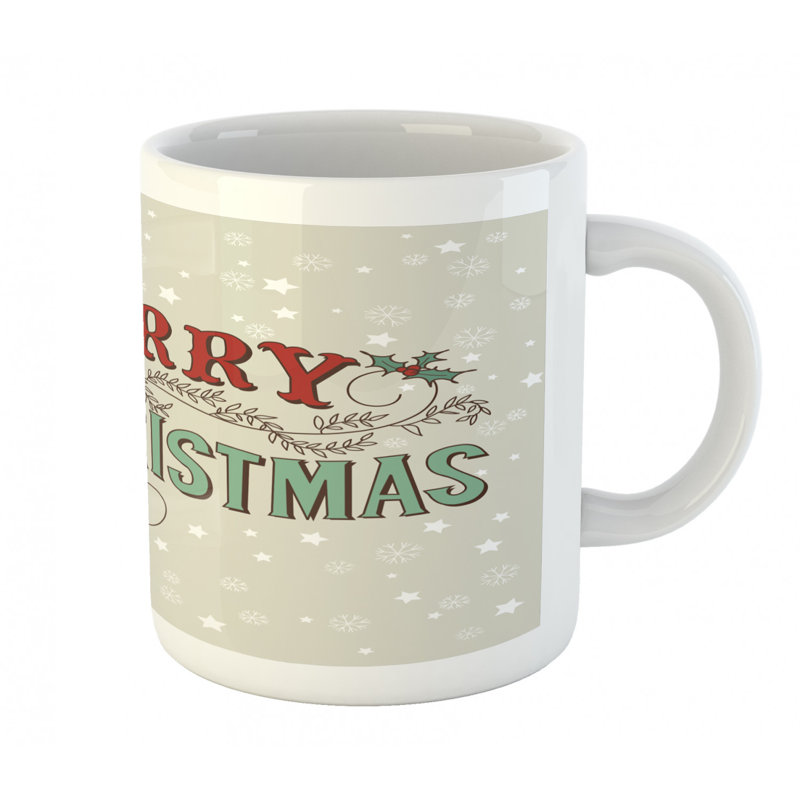 Grande tasse à café lettering