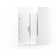 Composed 46–46-3/4-In W X 71-1/2-In H Frameless Pivot Shower Door With 3/8-In Crystal Clear Glass And Back-To-Back Vertical Door Pulls
