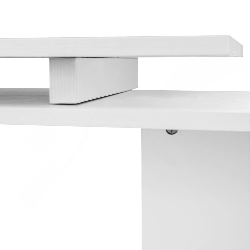 55 "55" Bureau d'angle 55 "rotatif à 360 ° 55" avec bureau 3 pièces