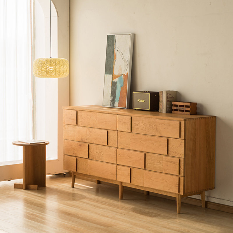 Buffet minimaliste moderne de style américain, H 37,4 po x l 63 po x P 17,7 po