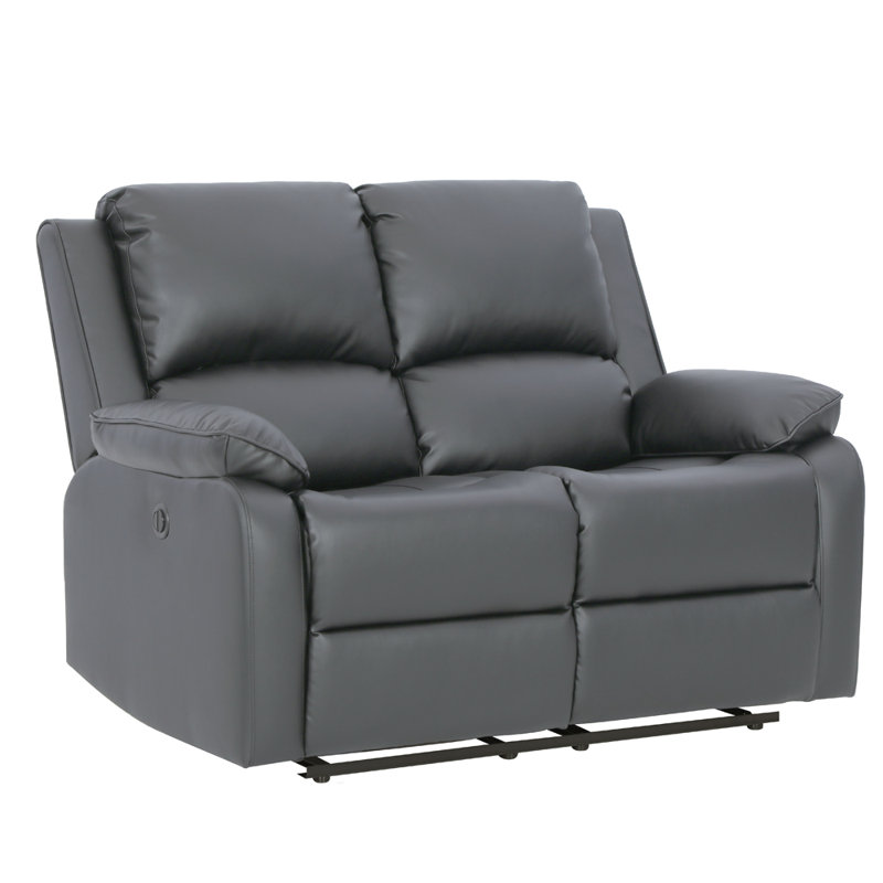 Hidayet Upholstered Electric Recliner, Grey