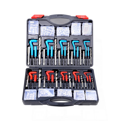 Helicoil Thread Repair Kit 338-Piece SAE and Metric Rethreading Tool Kit