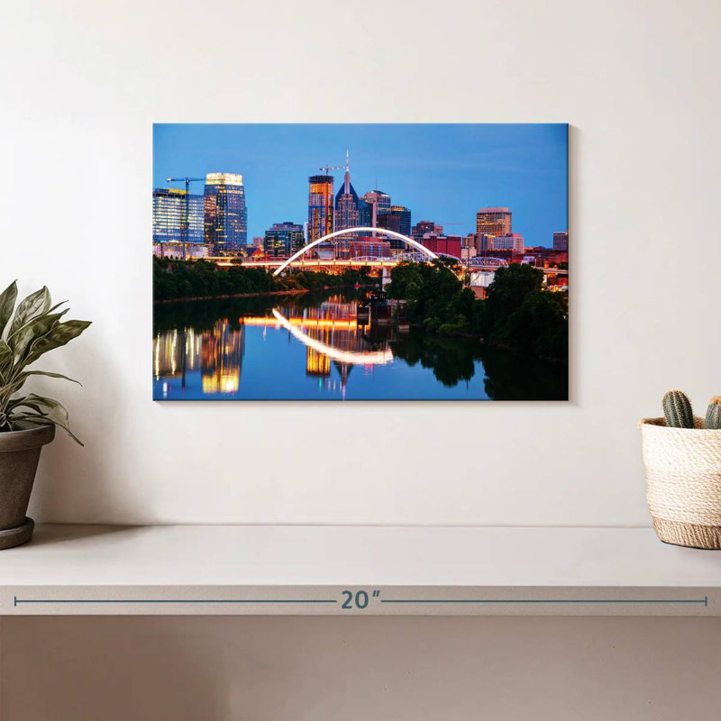 Ravi, Nashville, Tennessee, paysage urbain, H 8 po x l 12 po