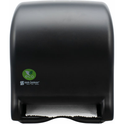 San Jamar ecoLogic Tear-N-Dry Recycled Plastic Electronic Paper Towel Dispenser