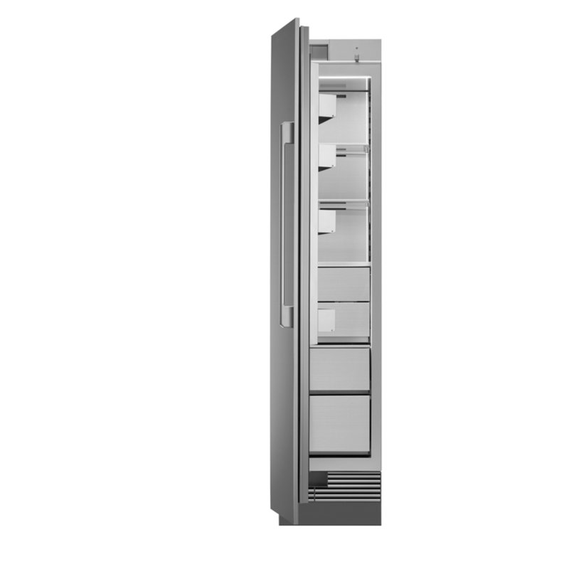 Left Column Panel Kit, Contemporary, Graphite Stainless, 18"