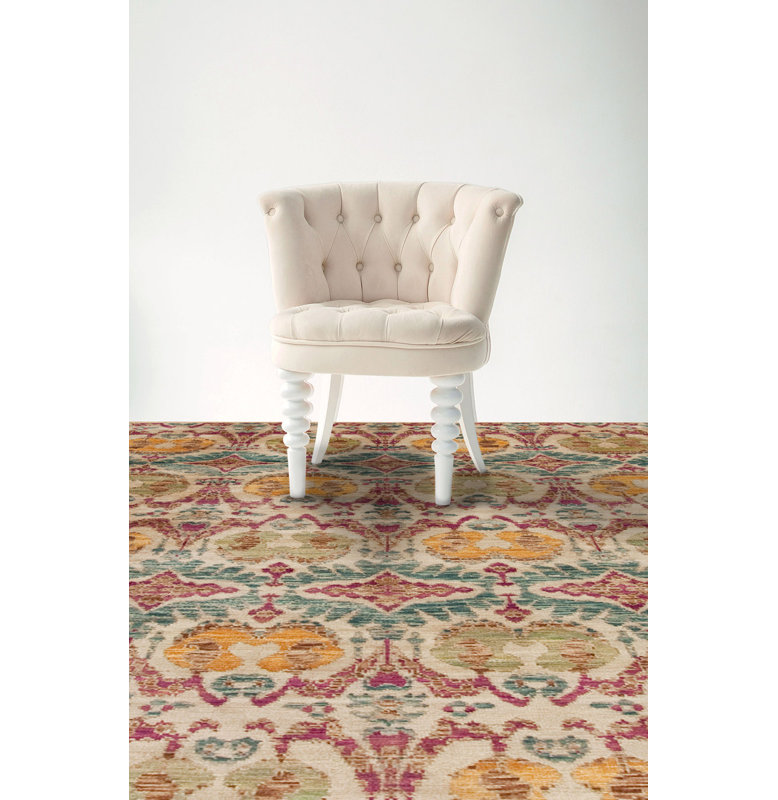 Vogue Hand Knotted Wool Area Rug, Rectangle 11' x 15'