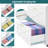 Lateral File Cabinet 2 Drawers Mobile File Cabinet with Charging Station for Letter/Legal/A4 Size Hanging Files