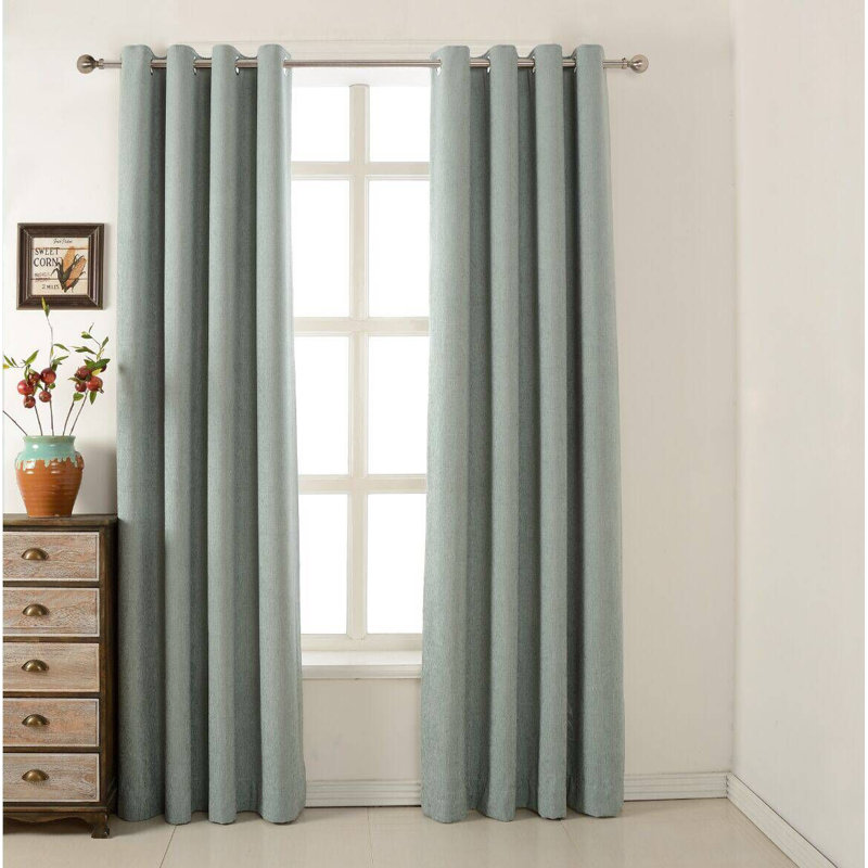 Bleeker Room Darkening Curtain Panel Pair, Blue
