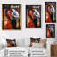 Couple dansant le tango, peinture - art mural sur toile Couple-833099106-833099108