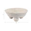 Bol décoratif décoratif en papier mâché pour décoration intérieure - bol moderne parfait pour le comptoir de la cuisine, la table basse ou le style de l'entrée - blanc-465419193