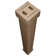 Timberthane Faux Wood Non-Tapered Square Column Wrap with Capital & Base