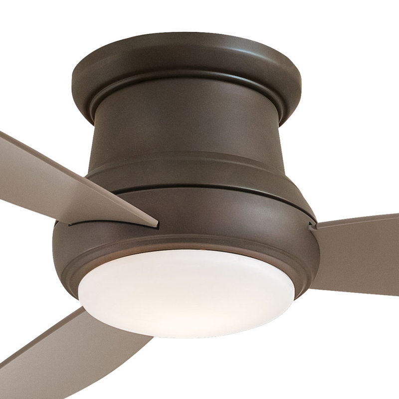 52" Concept II 3 - Blade LED Propeller Ceiling Fan with Remote Control and Light Kit Included, LED