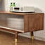Pure solid wood minimalist TV cabinet
