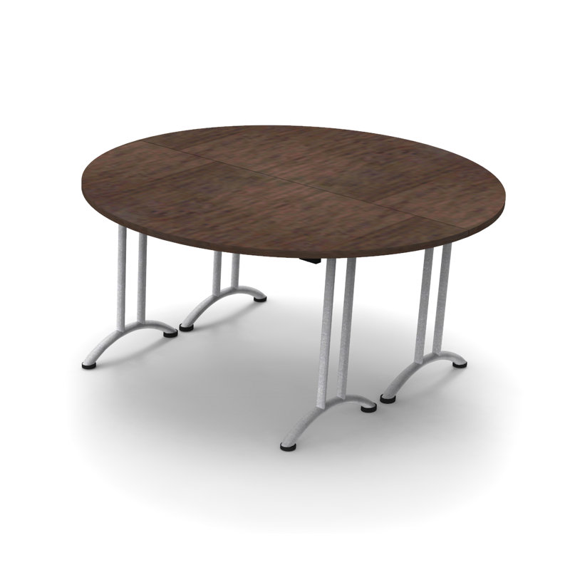 Ensemble de 2 tables de réunion pour 2 personnes, Marron foncé
