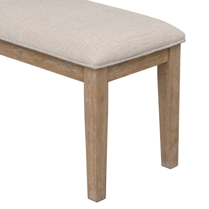 Ensemble de salle à manger 6 pièces de style classique et traditionnel, Naturel / Beige