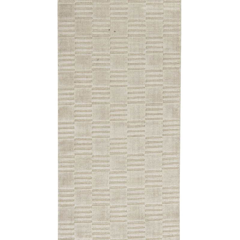 Hand Woven Linen Geometric Area Rug