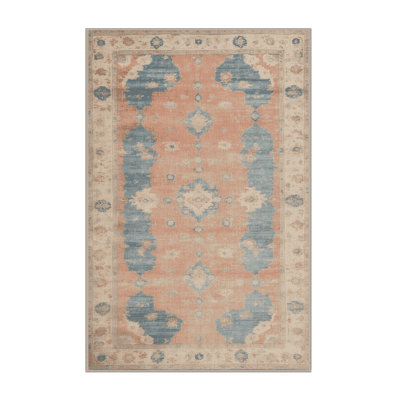 Machine Washable Overdyed Beige Area Rug