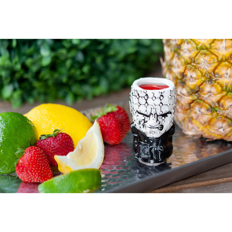 Mini Muglet en céramique Geeki Tikis Hellraiser Pinhead | Peut contenir 2 onces