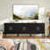 Vendome Modern 75 Inch TV Stand for Living Room,Media Console with Door, Apartment-Friendly Design