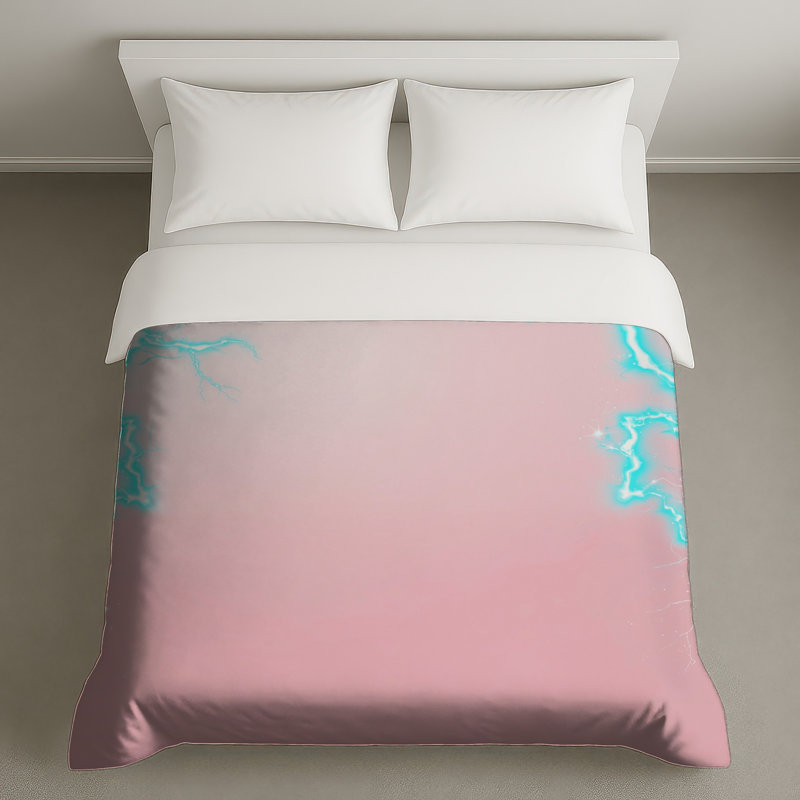 Housses de couette électriques bleues, King