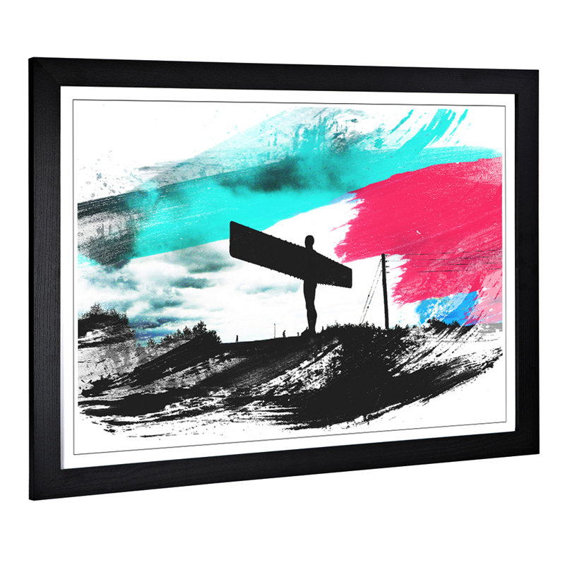 Angel of the North Newcastle Framed Art - Framed Print
