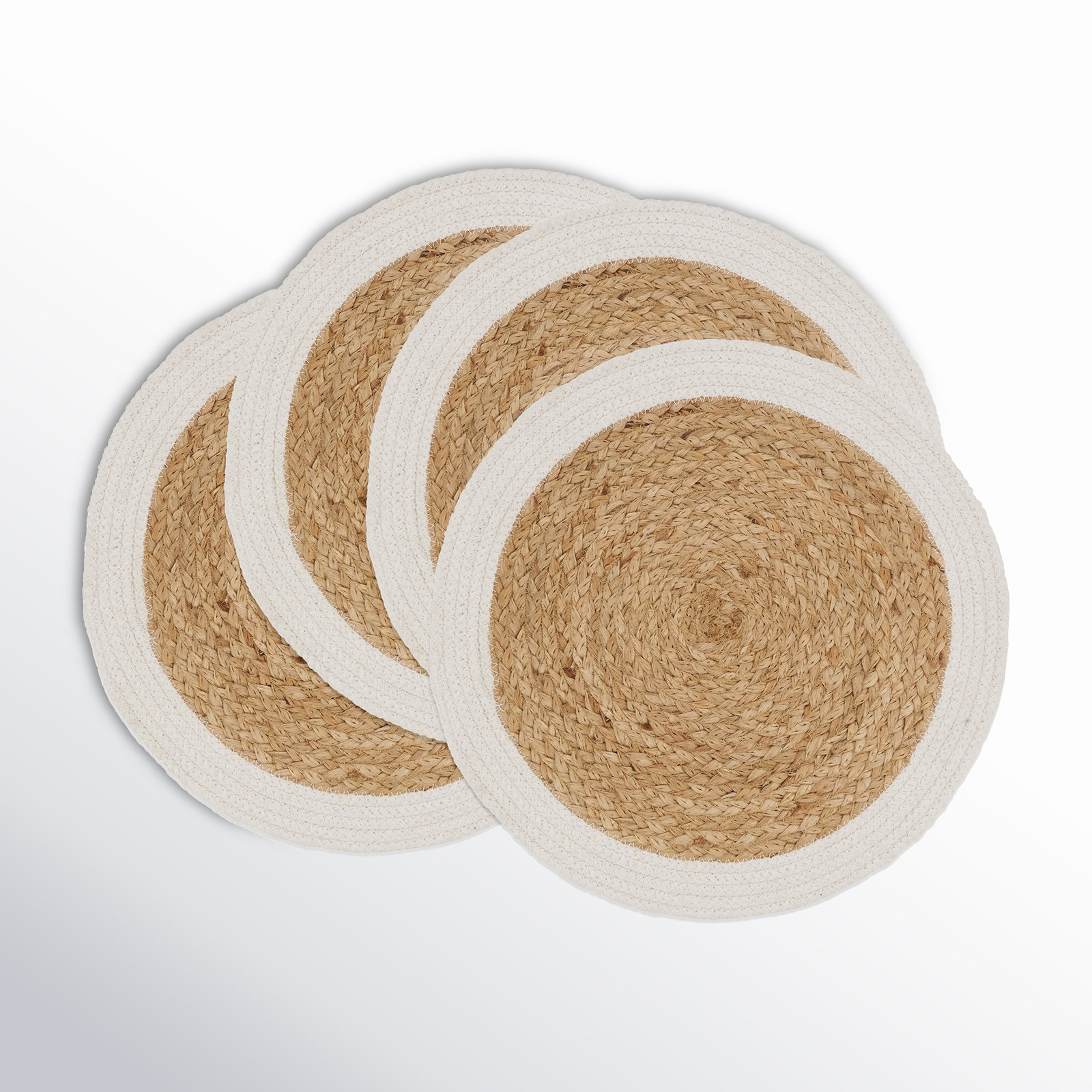 Adelyn Earthy 4 Piece Jute Placemat Set