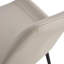 Chaise de salle à manger en similicuir avec pieds en métal-1282015048-1281752850
