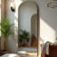Miroir sur pied pleine longueur moderne-949568520